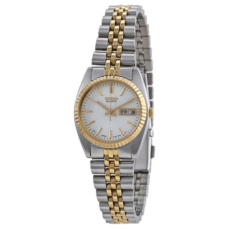 Seiko Women's Day Date Dress Watch SWZ054 .